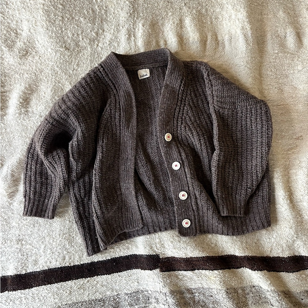 Babaa No. 19 Wool Sweater in Oak
